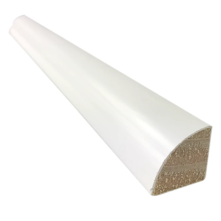 First Class White Primed Wooden Small Mouldings Shoe Or Quarter Round For Baseboard