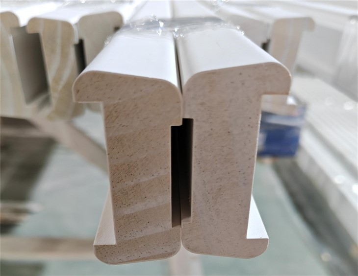 White Primed Wooden Stair Base Rails